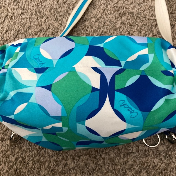 Coach purse And Coin/Card Holder Poppy Kaliedescope SET - Picture 3 of 7